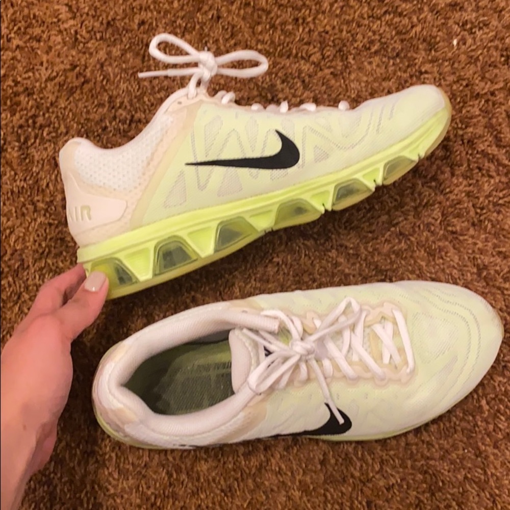 Lime Nike sneakers